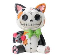 YTC Summit International Furrybones Calico Mao Mao Skeleton in Cat Costume Halloween Figurine