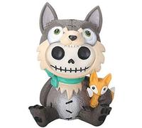 YTC Summit International Furrybones Wolfgang Skeleton Dressed in Wolf Costume Halloween Figurine New