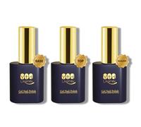 YTD Likomey Vernis Gel Semi Permanent Base et Top Coat Gel Construction Kit,Soak Off UV LED Vernis à Ongles Base et Finition Builder Set de Manucure,3 x 15ml