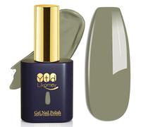 YTD Likomey Vernis Gel Semi Permanent Vert Sauge,15ml Vernis à Ongle,Soak Off UV LED Vernis Gel Vernis Vert Kaki Manucure,CS011