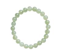 YTDJJWLS Bracelet en jade avec perles rondes de 8 mm au design exquis de style chinois, pierre, sans pierre précieuse