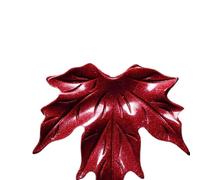 YTDJJWLS Cinnabar Collier avec pendentif feuille d'érable pour homme et femme Pierre sans pierre précieuse