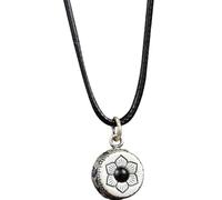 YTDJJWLS Collier bouddhiste tibétain avec 6 mots mantra pour homme - Amulette en aluminium - Sans pierre précieuse