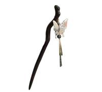 YTDJJWLS Épingle à cheveux papillon avec pompon et tête de cheval Noir