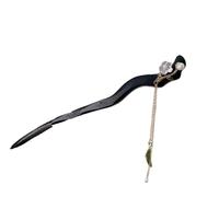 YTDJJWLS Épingle à cheveux pour femme - Style ancien - En bois - Noir