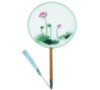 YTDJJWLS Éventail brodé Hanfu brodé double face classique