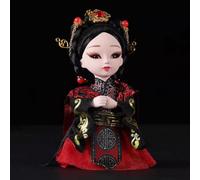 YTDJJWLS Figurines d'opéra en soie de 15 cm pour maquillage du visage d'opéra de Pékin Souvenir de Pékin