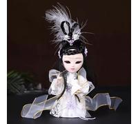 YTDJJWLS Figurines en soie de 15 cm - Souvenir d'opéra de Pékin - Maquillage du visage - Personnages d'opéra