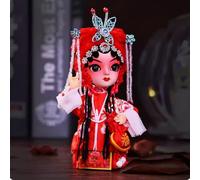 YTDJJWLS Figurines en soie de 15 cm - Souvenirs chinois - Personnages d'opéra de Pékin