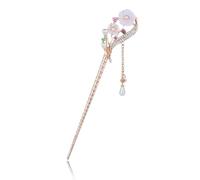 YTDJJWLS Hanfu Accessoires à cheveux rétro en forme d'épingle à cheveux Style antique Argenté