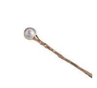YTDJJWLS Hanfu Pince à cheveux chinoise avec perles style antique 1 pièce Blanc