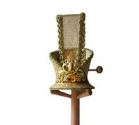 YTDJJWLS Hommes Vieux Chapeau Couronne Héros Épingle À Cheveux Chapeaux Chapeau Jaune, Grand