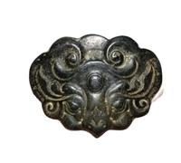 YTDJJWLS Hongshan Culture Jade Collection Météorite en fer noir