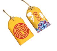 YTDJJWLS Lot de 2 sacs de bénédiction parfumés de style ancien - Sac vide brodé pour voiture