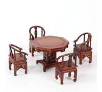 YTDJJWLS Ming Qing Meuble miniature modèle huit Immortels Table Mini décoration
