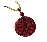 YTDJJWLS Pendentif en vermillon pour homme - Créativité haut de gamme - Pierre sans pierre précieuse