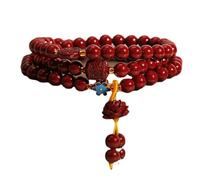 YTDJJWLS Vermillon Bracelet pour femme avec pendentif lotus sans pierre précieuse