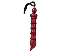YTDJJWLS Vermillon Sable Violet Or Sable Pendentif Brosse D'écriture Pendentif Homme et Femelle Pierre Sans Pierre