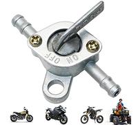 YTDTKJ Robinet Essence 6mm, Robinet d'essence Moto et Quad 1/4 Valve de Réservoir de Carburant en Ligne Pompe à Essence Interrupteur de Soupape ON/OFF