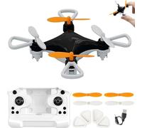 YTDZR Mini Drone Volant de Cascade adapté aux débutants, avec LED, Maintien d'altitude et Protection d'hélice, Compact et Portable, Rotation à 360° avec LED et Maintien d'altitude(1PCS B)