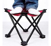 YTEfhdCGP Tabouret Pliable, Portable Small Folding Stool Easy to Store Outdoor Picnic Bench Foldable(Red)
