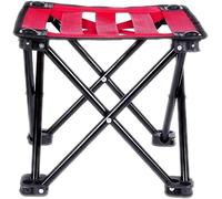 YTEfhdCGP Tabouret Pliable, Portable Small Folding Stool Easy to Store Outdoor Picnic Bench Foldable(Rood)