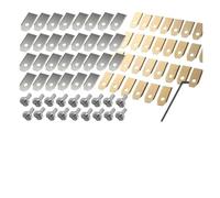 YTEGSAQSXC Lame De Tondeuse À Gazon 18/30 Pièces, Lame De Coupe De Rechange, Pièce De Coupe Compatible avec Husqvarna Automower Compatible avec Le Robot Gardena(Gold 18PCS)