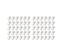 YTEGSAQSXC Lame De Tondeuse À Gazon 30 À 60 Pièces, Lames De Rechange, Conception À 2 Trous, Compatible avec Le Robot Mammotion Luba(Silver-60PCS)
