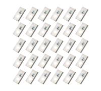 YTEGSAQSXC Lame De Tondeuse À Gazon 30 À 60 Pièces, Lames De Rechange, Conception À 2 Trous, Compatible avec Le Robot Mammotion Luba(Silver-30PCS)