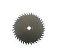 YTEGSAQSXC Lame De Tondeuse À Gazon Lame De Coupe d'herbe Tout Acier Noire De 10 Pouces À 40 Dents. Lame Alternée À Gauche Et À Droite(40t)