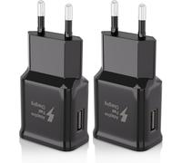 Ytfhg-2-Pack Chargeur Usb Adaptateur Secteur Connecteur De Charge Compatible Avec Samsung Galaxy S8,S8+,S9,S10,S10 Plus,S10e,S7,A50, A51,A30,A13,A03,Z Flip3,Z Fold2, Chargeur Telephone Chargeur Rapid