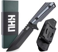 Ytfhg-Couteau À Lame Fixe Couteau De Survie Bushcraft - Acier D2 G10 Poignée, Outdoor Chasse Camping Accessoires - Avec Étui Kydex - 30a