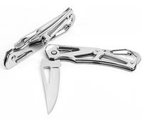 Ytfhg-Couteau Pliant, 2 Pièces Mini Couteau De Poche Portable Edc Pour Porte-Clés, Camping, Déballage Par Coursier (Argenté)
