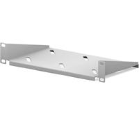 YTFHG-Étagère 10"" 1U pour Armoire réseau, Armoire Serveur, Cadre Rack 10"", Rails profilés - Construction Robuste en tôle d'acier Robuste - Installation Facile - Profondeur 150 mm Gris