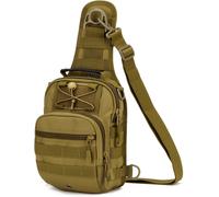 Ytfhg-Huntvp Sac Bandoulière Homme Sac D'epaule Tactique Sac De Poitrine Femme Molle Sacoche Bandoulière Sac De Militaire Multifonction Pour Sport Chasse Cyclisme Camping Excursion Randonnée