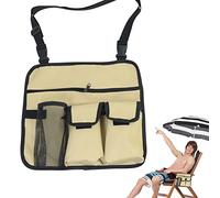 YTGER Organiseur d'accoudoirs pour chaises de plage | Sac de chaise de camping, sacs de transport Oxford durables avec plusieurs sacs pour la pêche en plein air, la randonnée, sacs de rangement