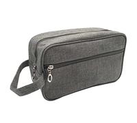 YTGER Trousse de toilette pour homme - Sac de voyage cosmétique étanche - Sac de voyage portable avec poignée pour articles de toilette, trousse de rasage de grande capacité pour les déplacements