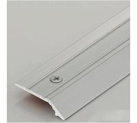 YTGHBIML Aluminum Transition Strip with Screw,Threshold Ramp Reducer Divider Strip Laminate Flooring Edge Trim Cover for Hardwood Floors(Silver,270cm)