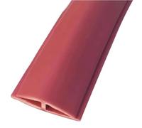 YTGHBIML Bande de Transition en PVC de 1 à 10 m de Long, Bande de séparation de Sol for Maison, école, hôtel, Bureau, Bordure Facile à Couper, Rampe de seuil, Facile à Installer(Rot,L8m/26.24ft)