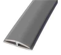 YTGHBIML Bande de Transition en PVC de 1 à 10 m de Long, Bande de séparation de Sol for Maison, école, hôtel, Bureau, Bordure Facile à Couper, Rampe de seuil, Facile à Installer(Grey,L3m/9.84ft)