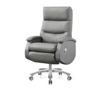 YTGHBIML Chaise de bureau inclinable avec repose-pieds et dossier haut en cuir synthétique avec roulettes, chaise de bureau à roulettes, chaise de bureau pour exécution, expérience confortable