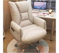 YTGHBIML Chaise de bureau pivotante en cuir robuste et confortable, accoudoirs rembourrés, hauteur du dossier réglable, chaise d'ordinateur confortable