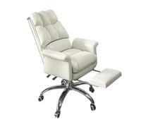 YTGHBIML Chaise de bureau réglable et confortable pour bureau à domicile, chaise de bureau longue, chaise d'ordinateur rotative à 360 ° avec repose-pieds, expérience confortable