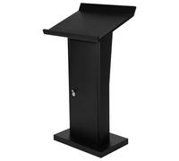 YTGHBIML Support de Podium Professionnel, chaire sur Pied for églises, Support de pupitre Poidum, chaire d'église Robuste en métal avec pupitre de Rangement