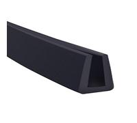 YTGZS Caoutchouc Profil U Bordure de Protection Joint de Protection de Bord de Tôle Longueur 10m Largeur 13mm à 20mm,20mmx17mmx10m