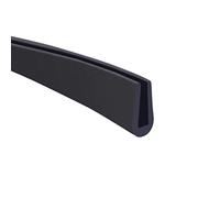 YTGZS Caoutchouc Profil U Bordure de Protection Joint de Protection de Bord de Tôle Longueur 10m Largeur 5mm,5mmx10mmx10meter