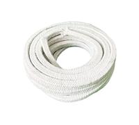 YTGZS Corde en Fibre de Céramique Joint Plat Tressé Corde en Fibre de Céramique 1260℃ Bande d'étanchéité de Porte de Four,carré Longueur 5m,20mmx20mmx5m