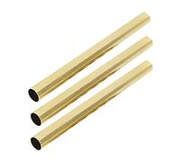 YTGZS H62 Tube en Laiton Tube Rond en Laiton Longueur 500mm,Diamètre Extérieur 4mm 3 pièces,4mmx0.2mmx500mm