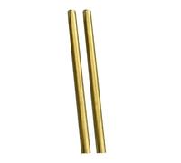 YTGZS Lot de 2 barres rondes en laiton H62 pour tour artisanal, longueur 600 mm, diamètre : 11 mm