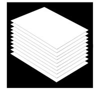 YTGZS Plaque en Plastique ABS Blanc Plastique Feuillet pour Construction Modèle Bricoleur Fabrication Artisanale Panneau,200mmx200mmx0.5mm 10pcs